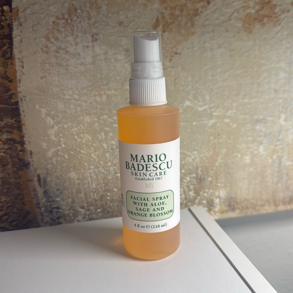 FACIAL SPRAY WITH ALOE, SAGE AND ORANGE BLOSSOM